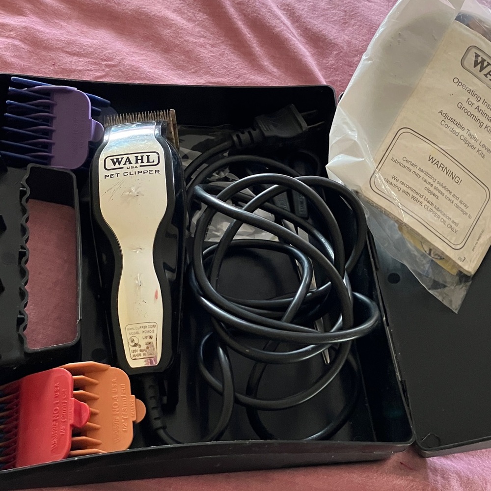 Wahl Black Pet Clipper Set